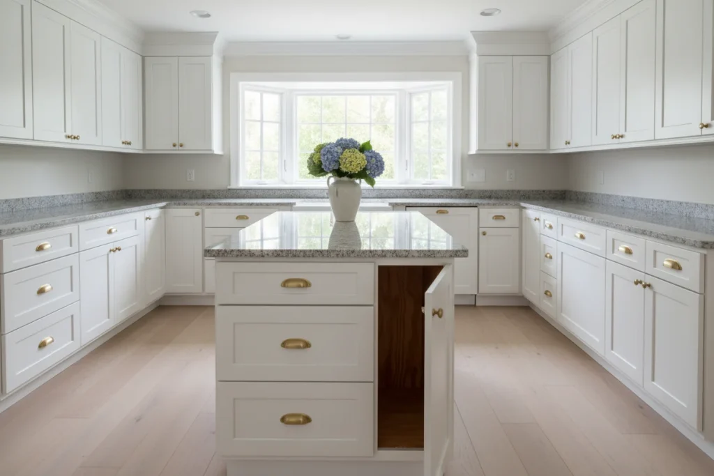 Custom kitchen cabinets built by a specialist cabinet maker at CabStone in Middleton Massachusetts